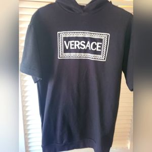 Versace Hooded Sweatshirt Logo Dress, YOUTH Size Medium (11-14)